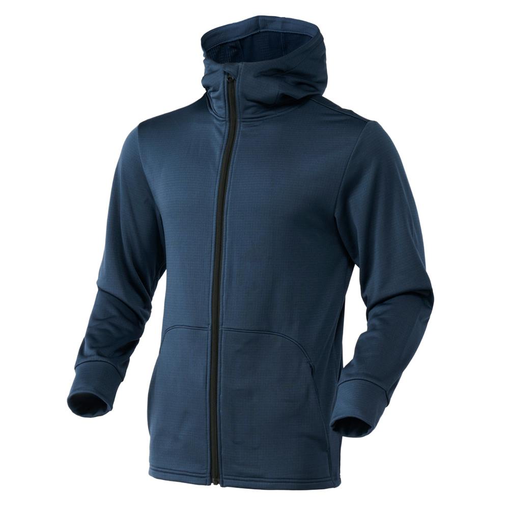 Hot fine ブロックフリースパーカー ネイビー LL | 作業着・作業服