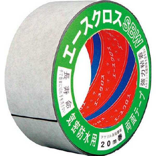 光洋化学 エースクロス 気密防水両面 黒 50mm×20m | 接着・補修・梱包