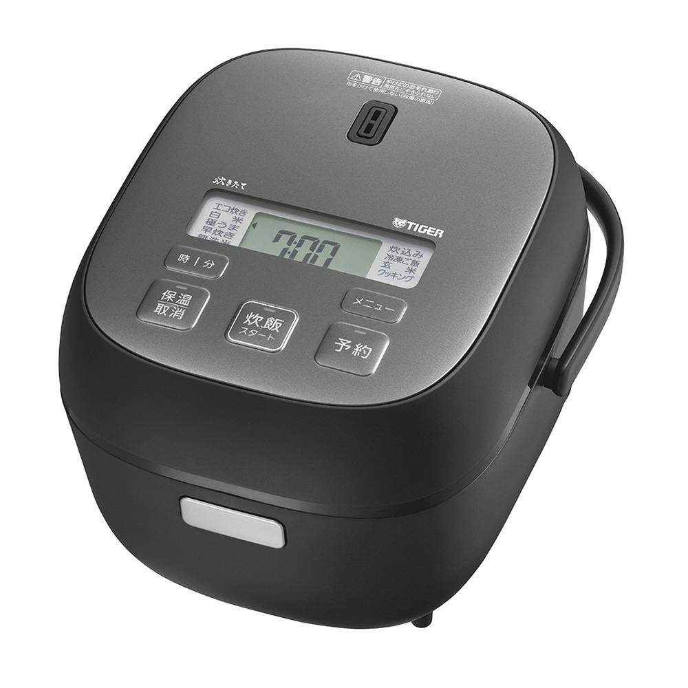 マイコンジャー炊飯器 炊きたて 3合炊き メタルブラック JBS-B055KL