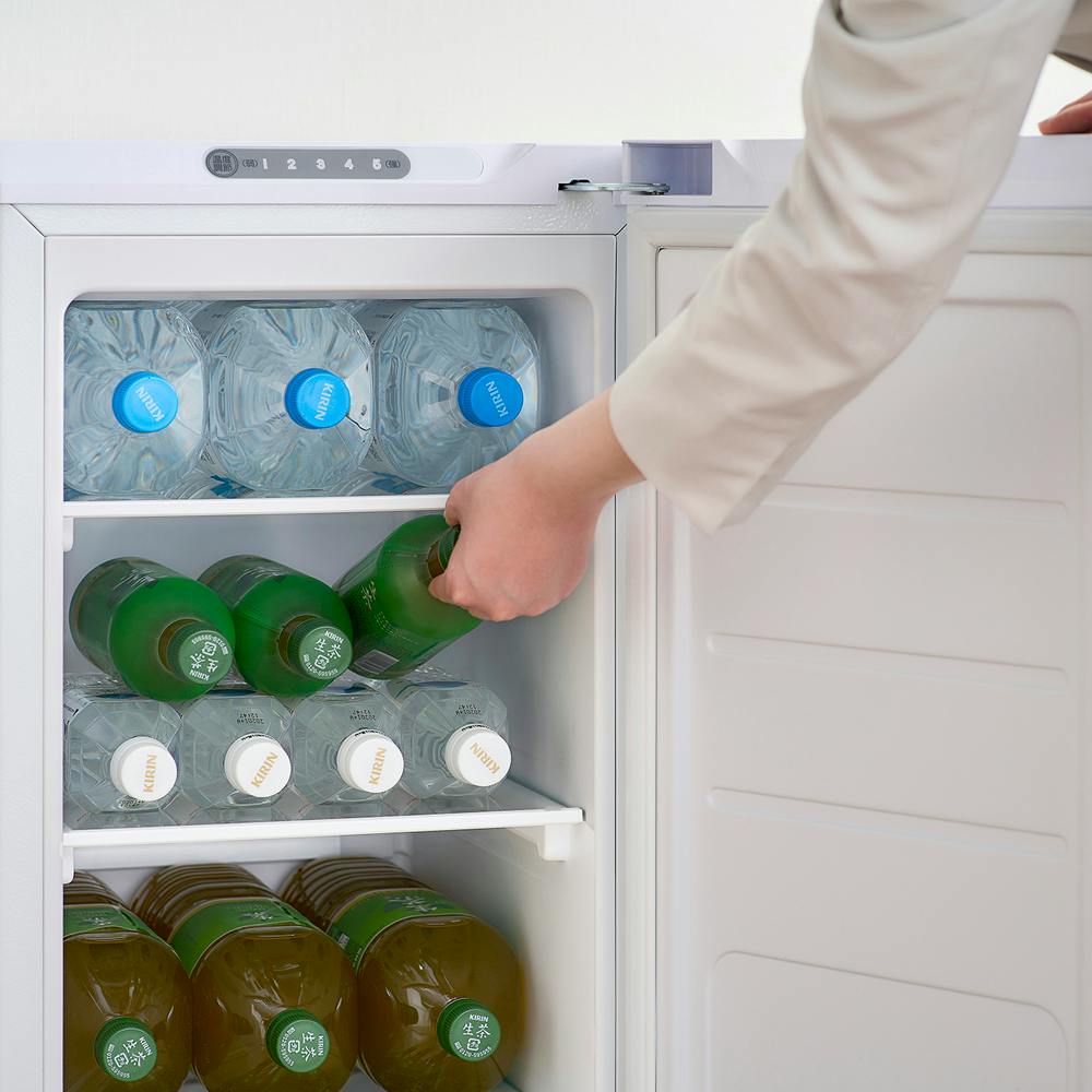 アイリスオーヤマ スリム冷蔵庫 80L IRSN-8A-W ホワイト 冷蔵庫 スリム