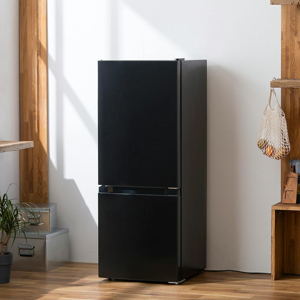 アイリスオーヤマ 冷凍冷蔵庫 133L IRSD-13A-B ブラック 冷蔵庫 大容量