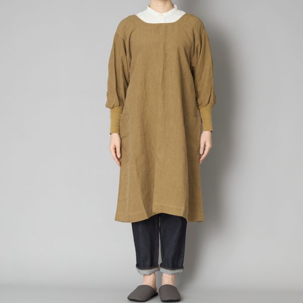 kapoc/割烹着 3rd -ワンピースのように着こなせて、コート代わりにも