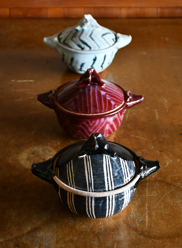 一人用キャセロール土鍋 | 稲葉直人 伊賀焼土鍋と器｜三重県伊賀市土鍋作家