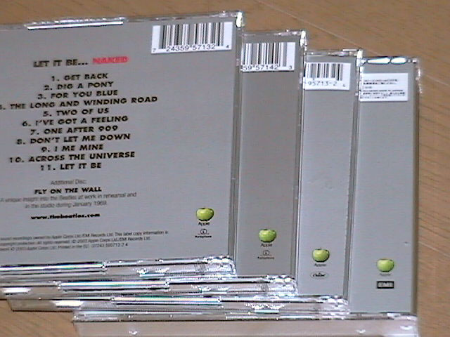 THE BEATLES LET IT BE  NAKED