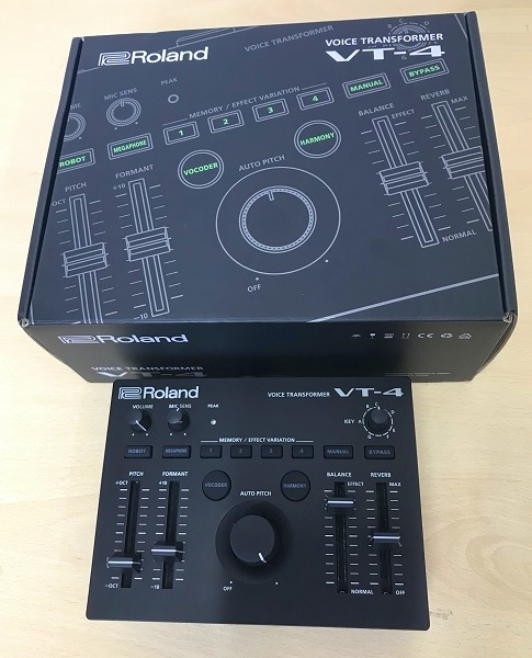 Roland VT-4 | ケロケロ、ボイスチェンジも自由自在！電池駆動可能で