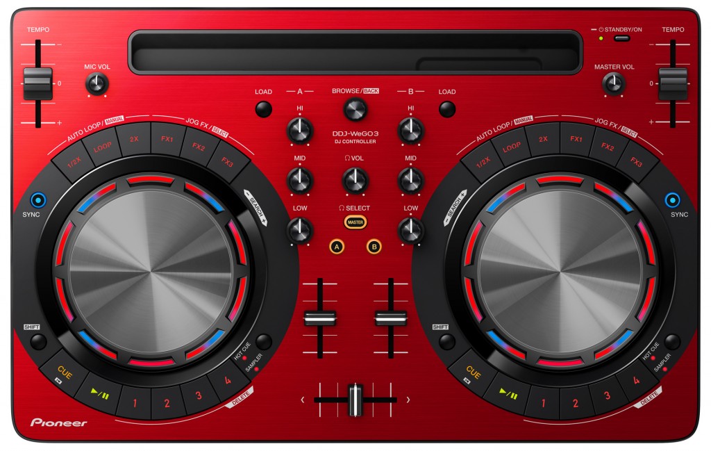 シンプルな操作でDJを楽しめるDJコントローラーPioneer「DDJ-WEGO3