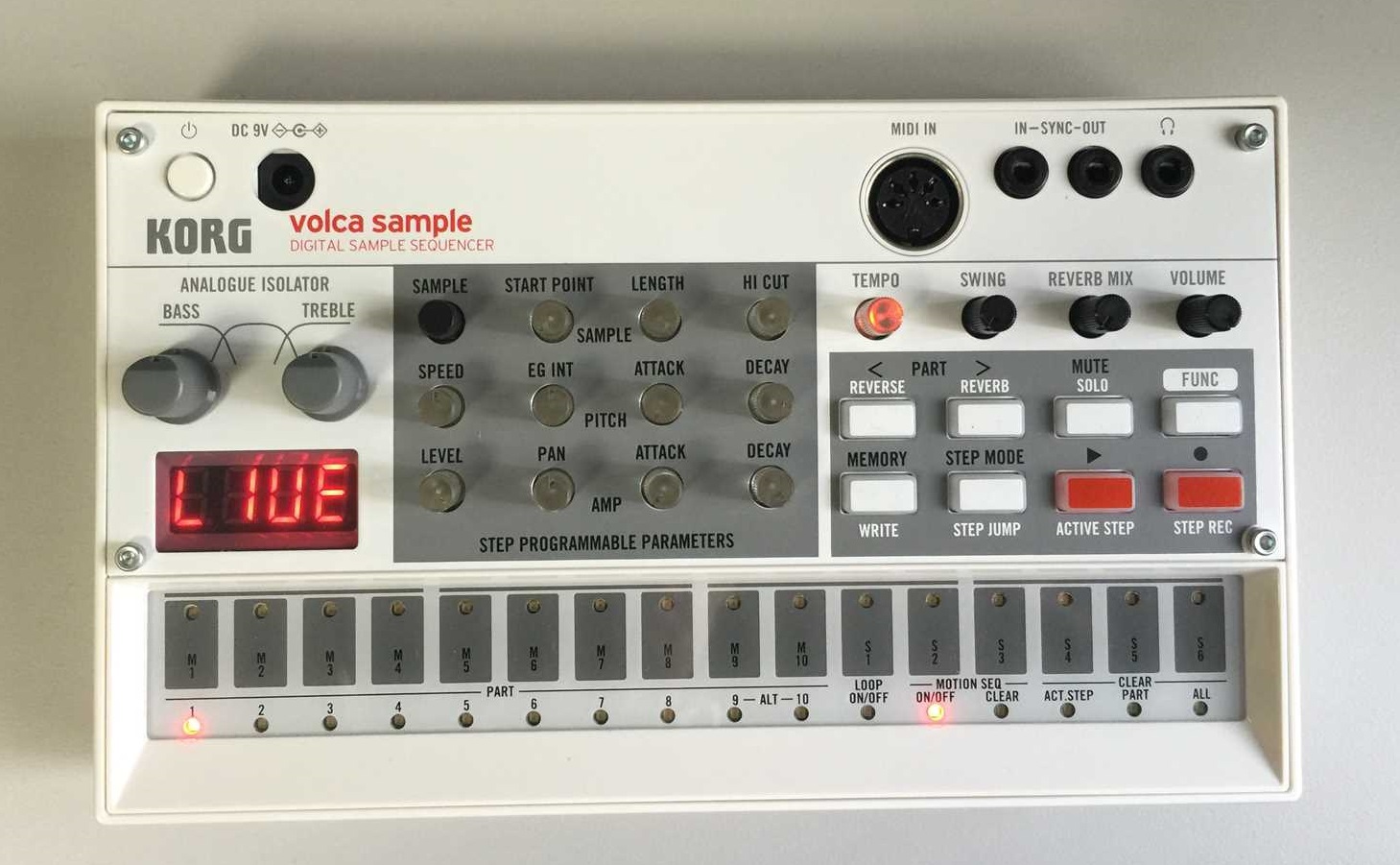 レビュー】KORGのデジタル・サンプル・シーケンサー「VOLCA SAMPLE」を