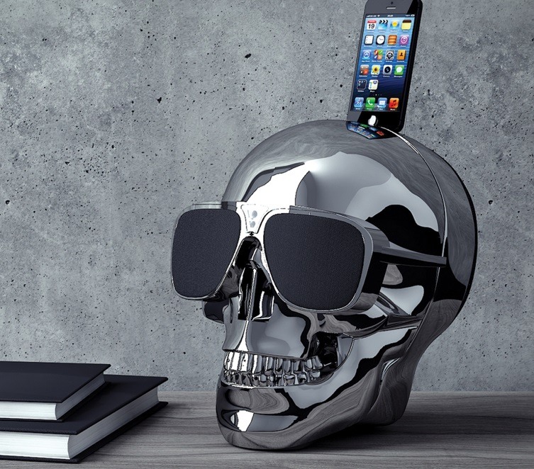 Music Life Aero Skull HD+ | サングラスをしたドクロのBluetooth