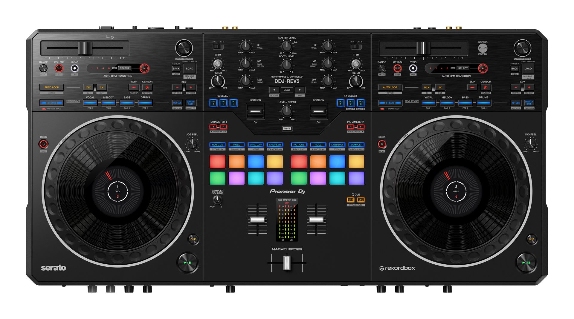 Pioneer DJ DDJ-REV5 | 革新的機能を搭載した次世代のスクラッチ