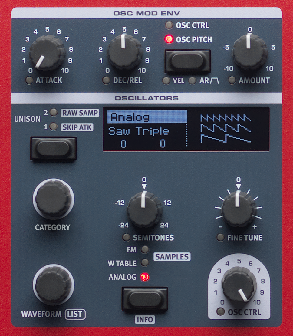 Clavia Nord Wave 2 | 4種類のサウンドエンジンを搭載したバーチャル