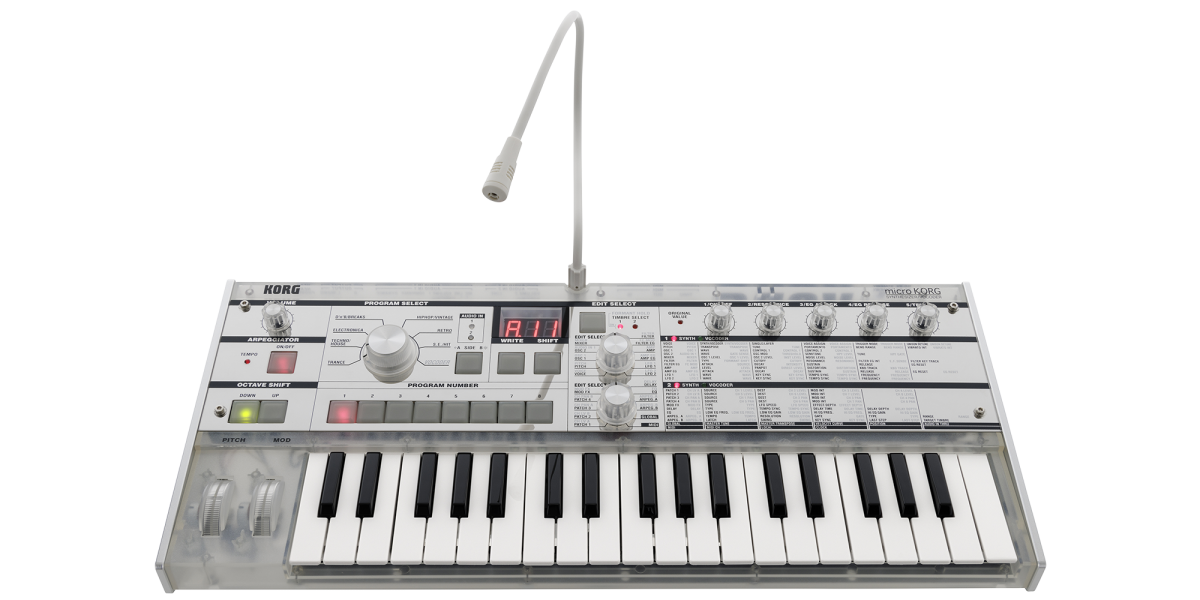microKORG Crystal | シンセ＆ヴォコーダーの銘器20周年記念モデルが