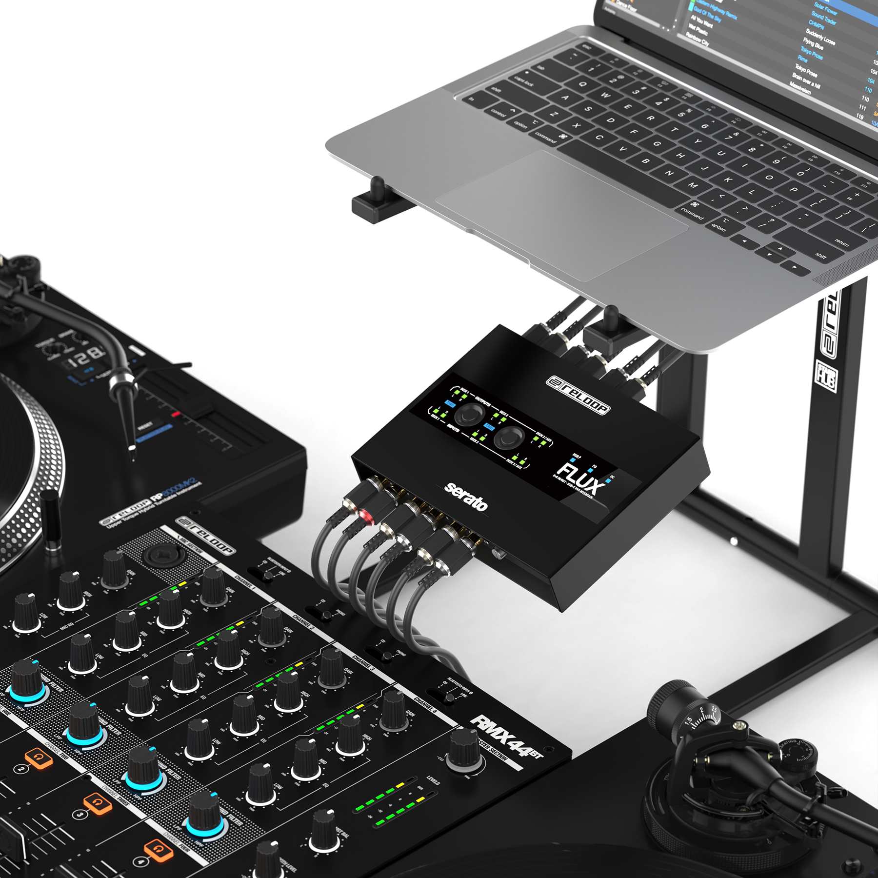 Reloop Flux | Serato DJ Pro対応の6×6 IN/OUT USB-C DVSオーディオ