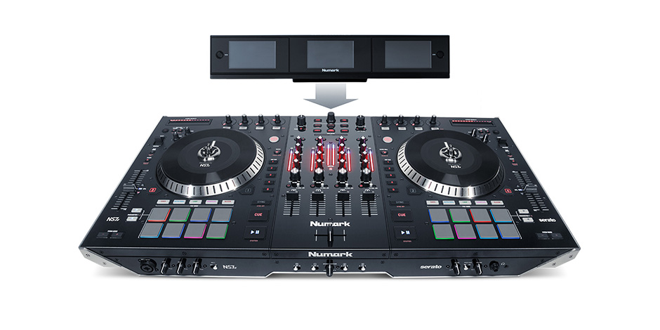 NUMARKの最強DJコントローラー「NS7II」の専用ディスプレイ登場