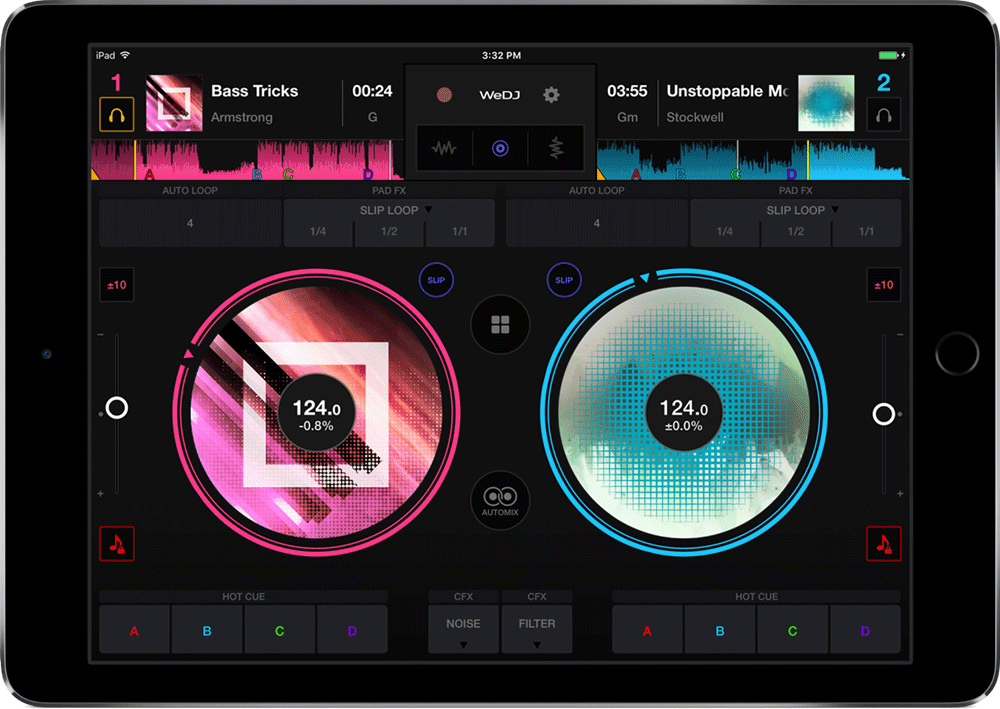 iPhone / iPadに最適なDJコントローラー PioneerDJ DDJ-WeGO4