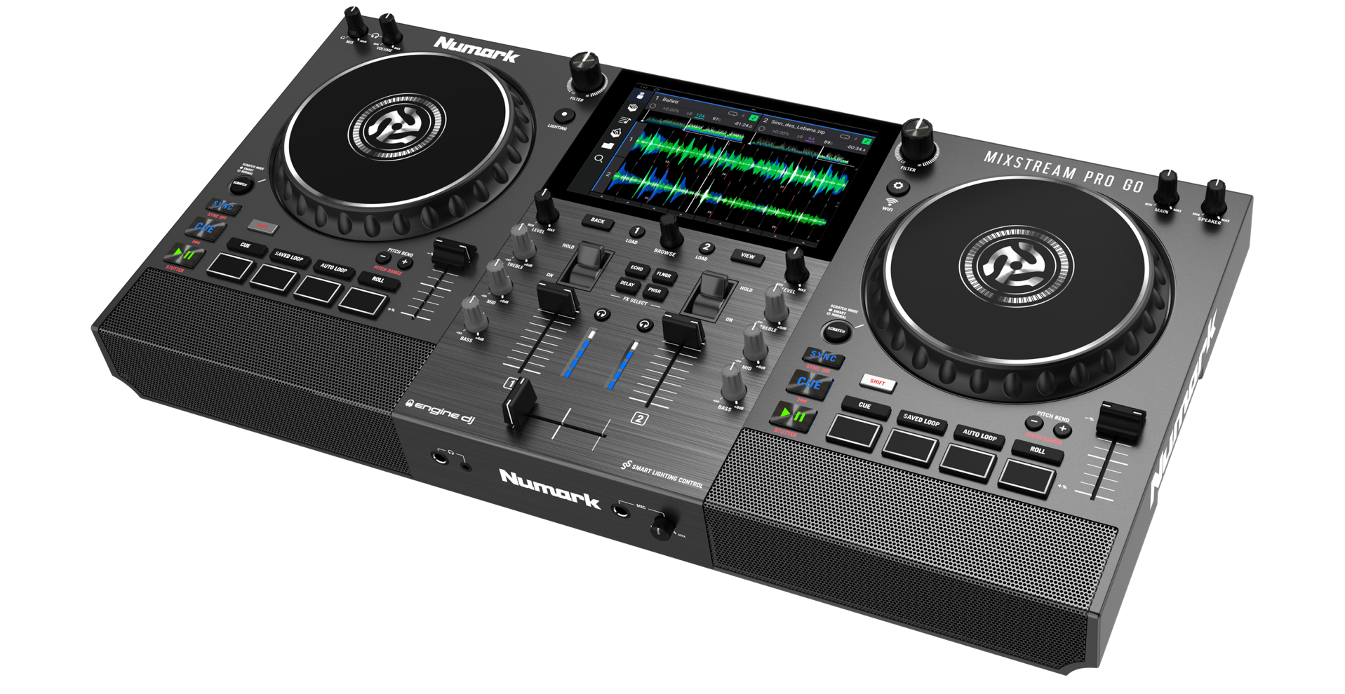 Numark Mixstream Pro Go | 野外DJに使える充電式バッテリー内蔵DJ