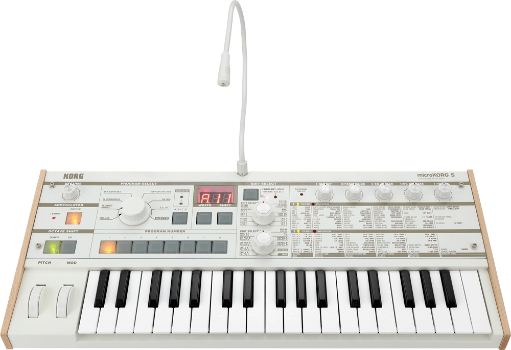 定番ミニシンセに 2+1スピーカー・システム搭載！ KORG microKORG S