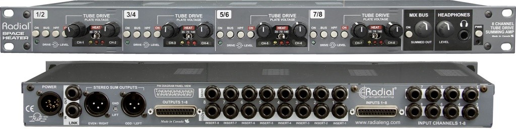 Radial Space Heater 真空管を通して個性豊かなサウンドにする