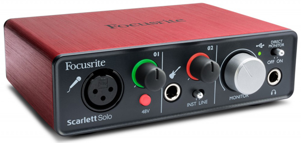 Focusrite Scarlett Solo発表！人気インターフェース”スカーレット”の