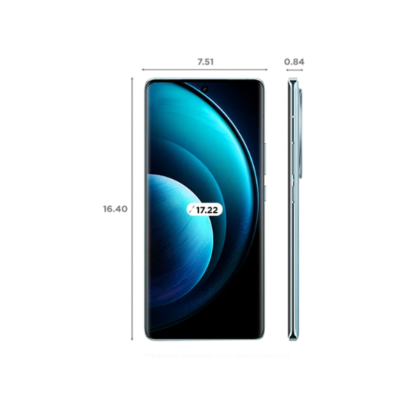 vivo X100 5G (12GB RAM, 256GB, Stargaze Blue) - Initiative