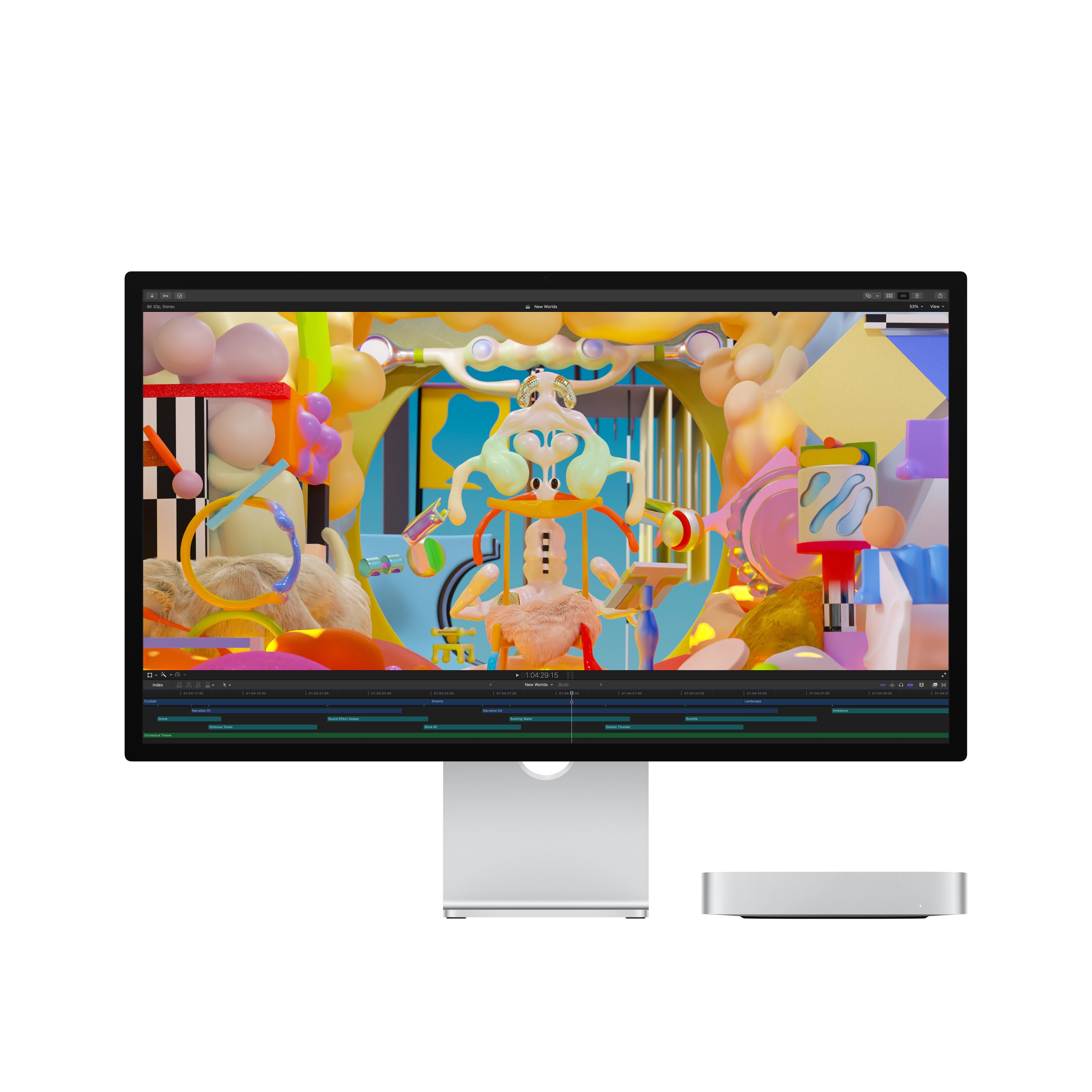 Mac mini: Apple M2 Pro chip with 10‑core CPU and 16‑core GPU