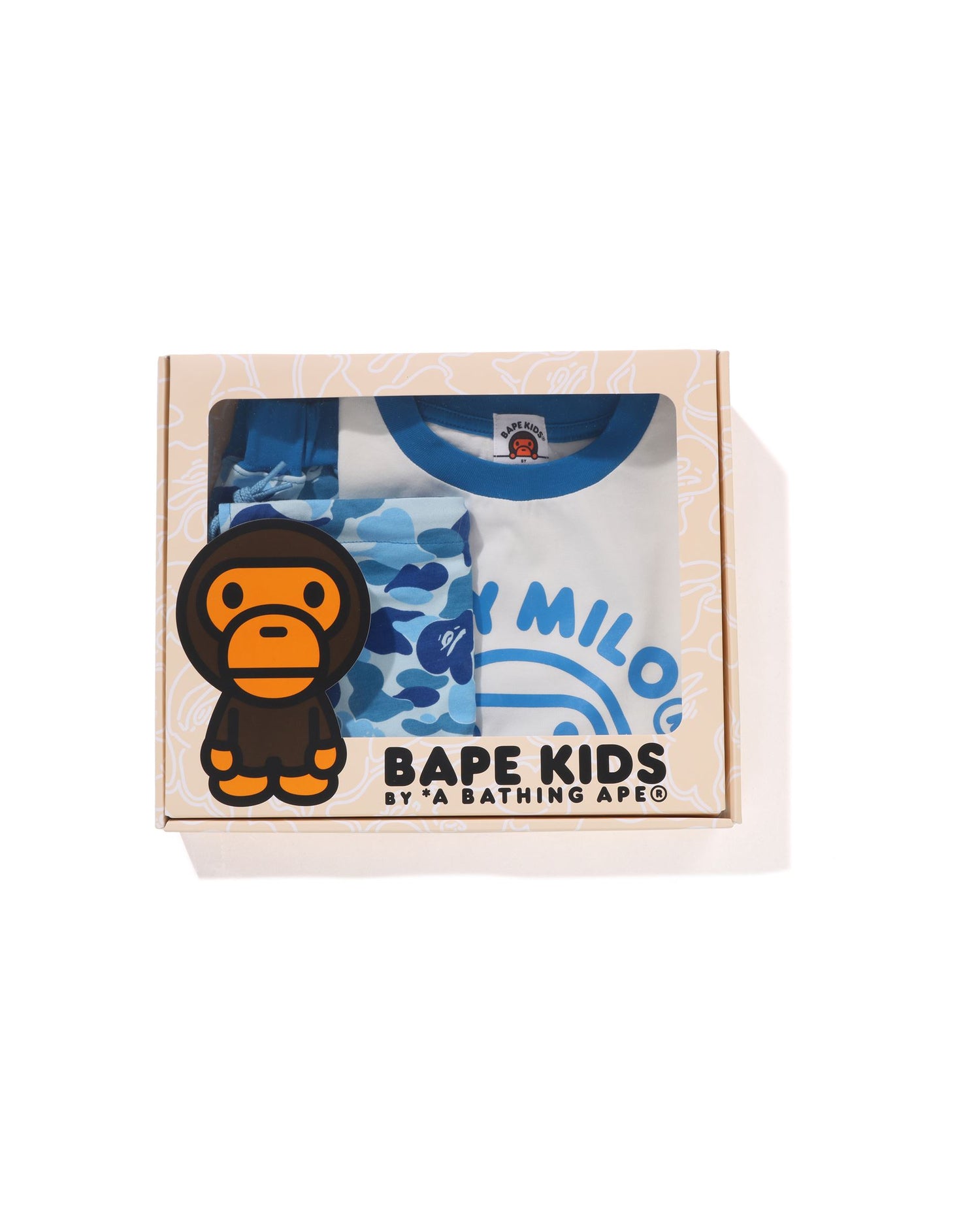 A BATHING APE® Kids Abc Camo Baby Milo Kids Gift Set | Bape