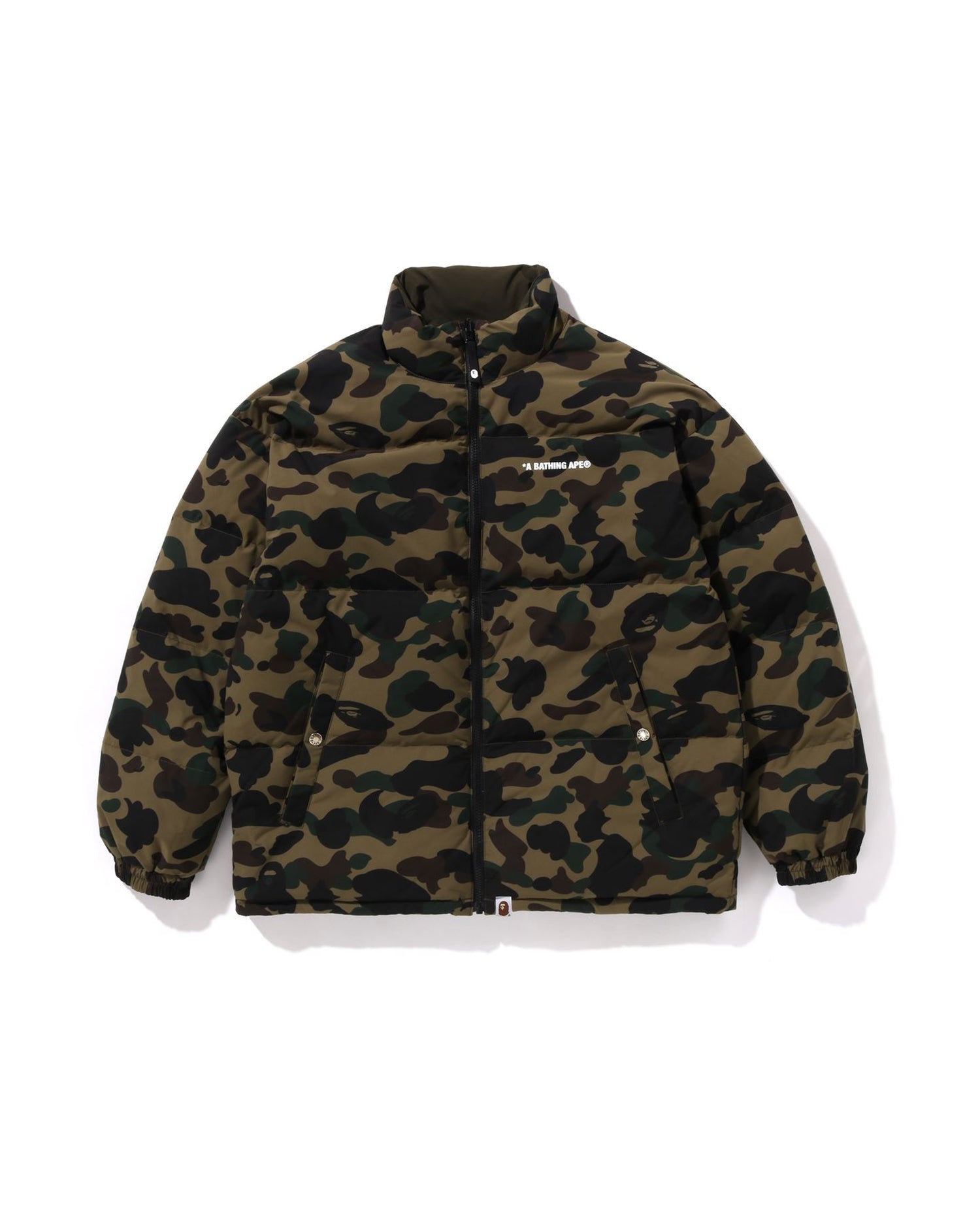 A BATHING APE® 1st Camo Reversible Down Jacket | Bape official