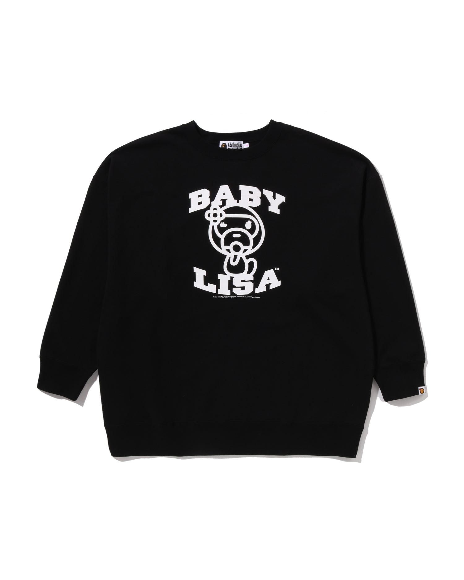 A BATHING APE® Baby Lisa Oversized Crewneck Sweatshirt | Bape