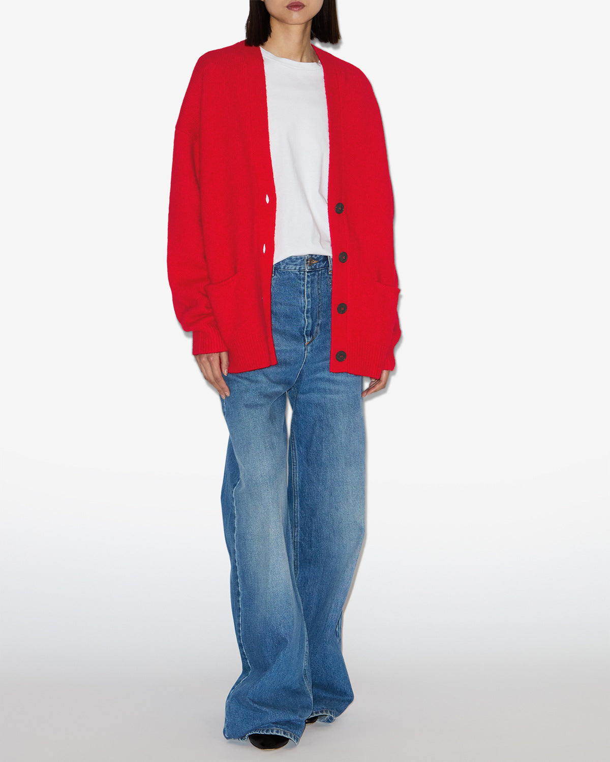 EBORAH カーディガン 女性 赤 | ISABEL MARANT 公式サイト