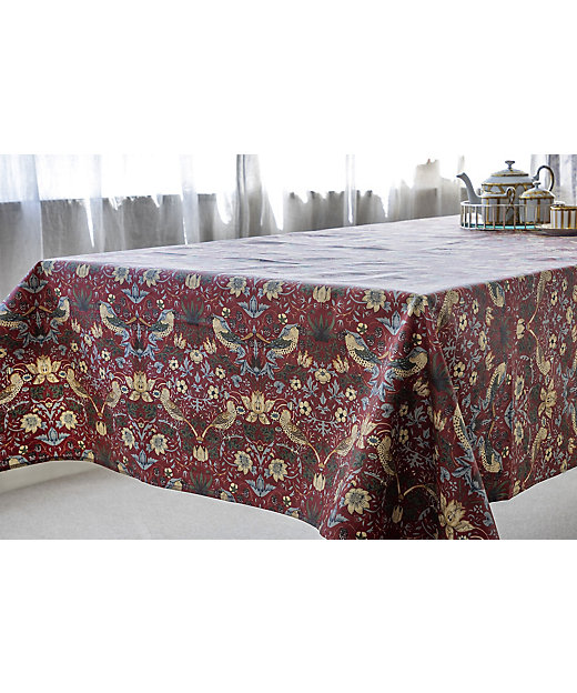 ノスディル＞ウィリアムモリス いちご泥棒 撥水テーブルクロス | AXEL