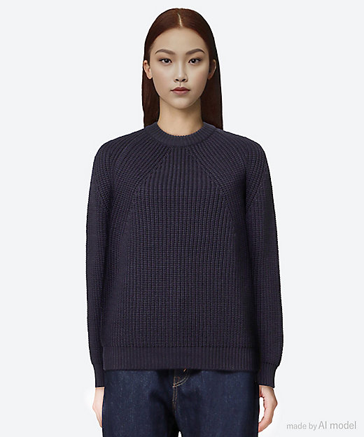 セーター SIGNATURE CREW NECK BN―25FL―030