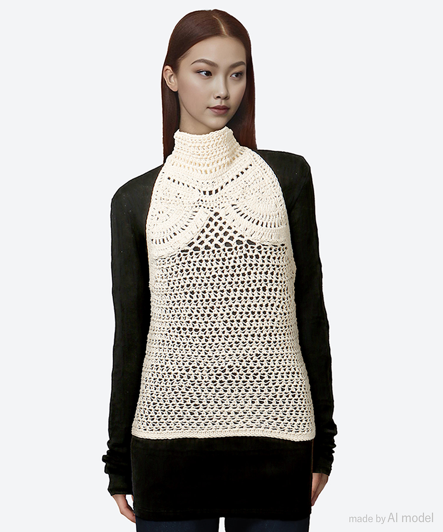 トップス CROCHET RACER TOP SAW63ーKN801