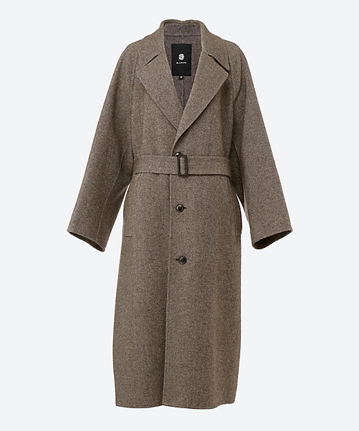 ともたん BLAMINK ブラミンク シャギーガウンコート BLAMINK