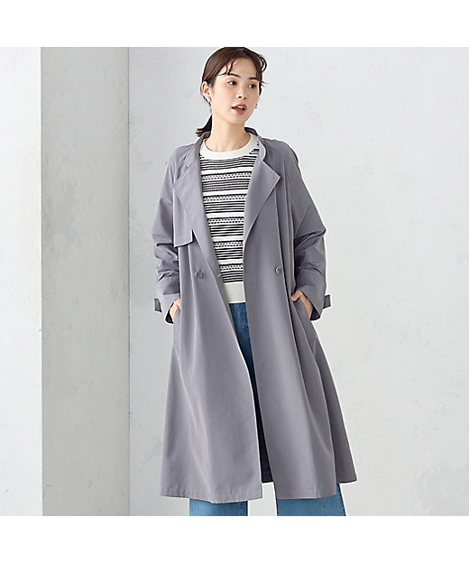 ポリエステルグログラン ロングコート（1225MG04） | COMME CA