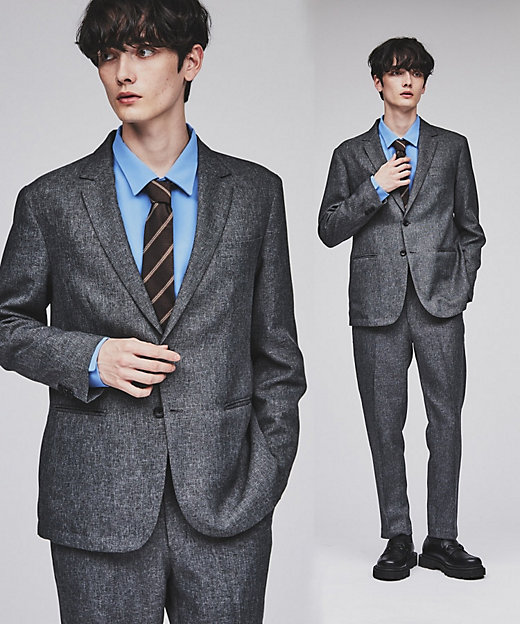 マシンウォッシャブル】ウールライクスーツ／上下2点セット