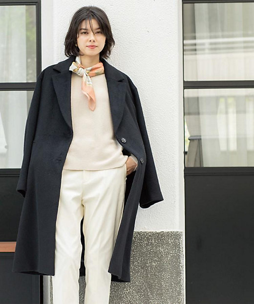 カシミヤブレンドウールチェスターコート（2002542078