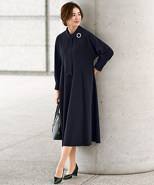 VERYコラボ】トリアセダブルジョーゼット つけ襟 ボウタイ