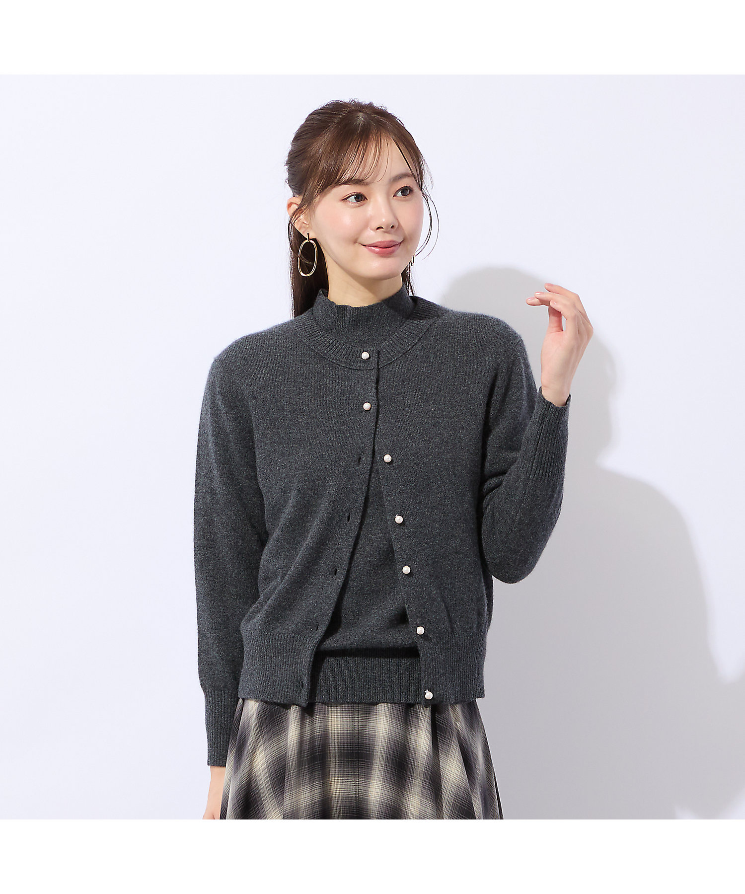 アンサンブル対応】カシミヤニットカーディガン（73136594