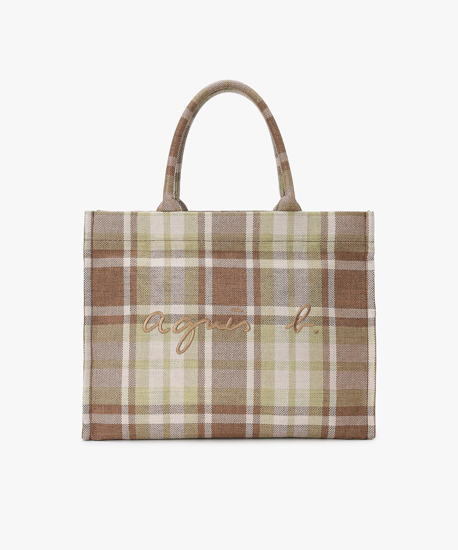 チェック ラージ トートバッグ ZAX03－01