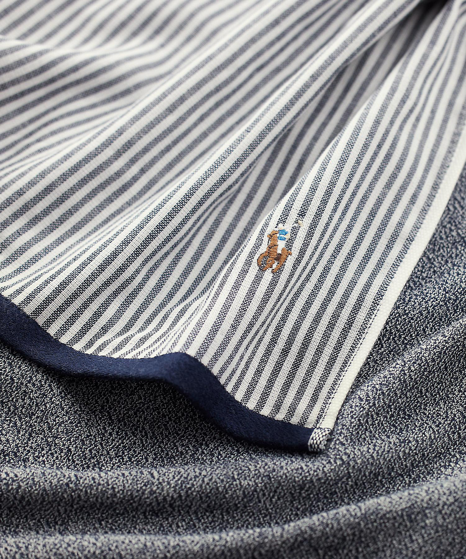 オックスフォード ストライプド タオルケット | RALPH LAUREN HOME