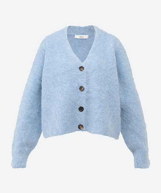 シャギースーリーアルパカ カーディガン 4010800669 | ebure