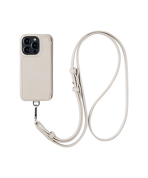 POCHE FLAT（iPhone14Pro対応）ベージュ | DEMIU