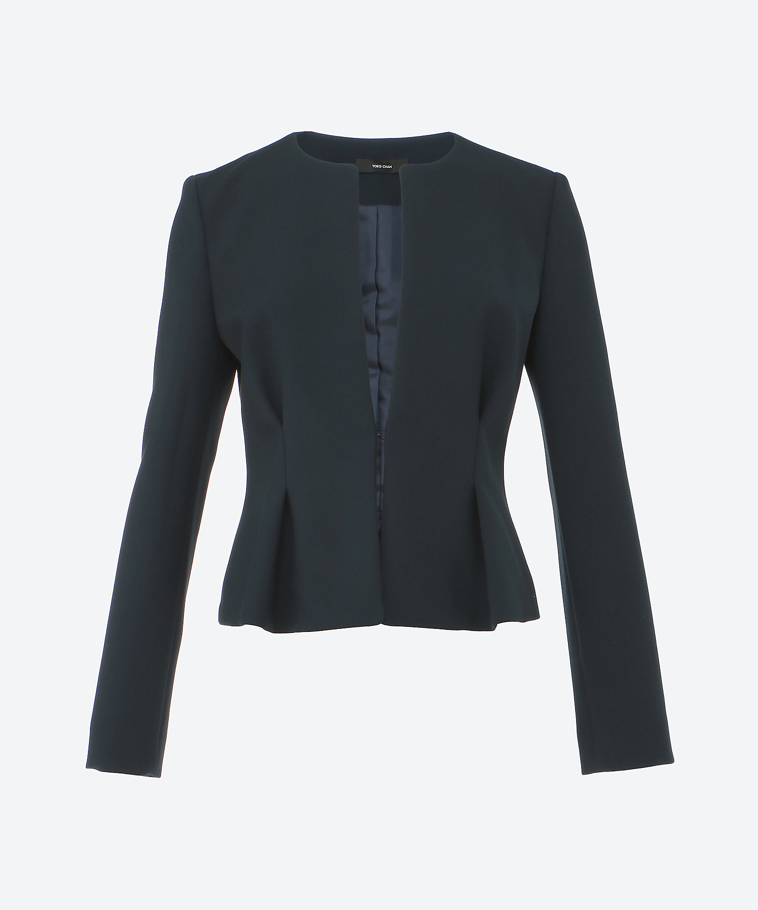 ノーカラージャケット YCJ－923－101 | YOKO CHAN/ヨーコ