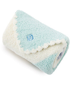 ベビーブランケットマルチストライプ ブルー／クリーム