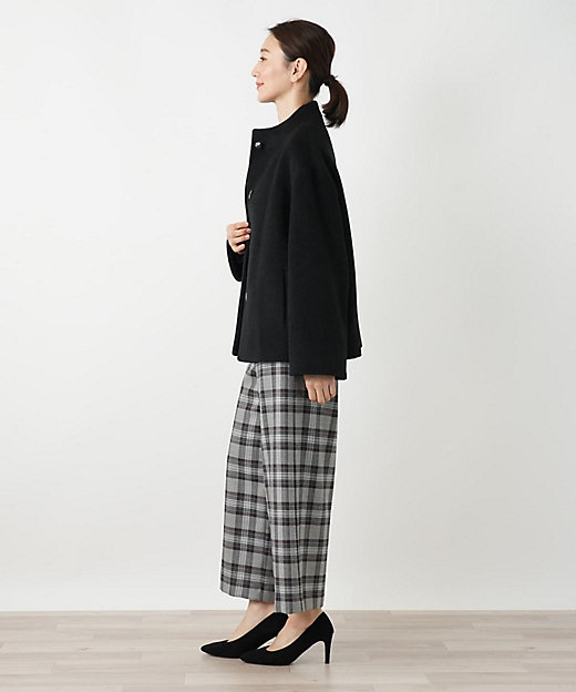 ハイネックショートコート ハイネックショートコート - ベージュ