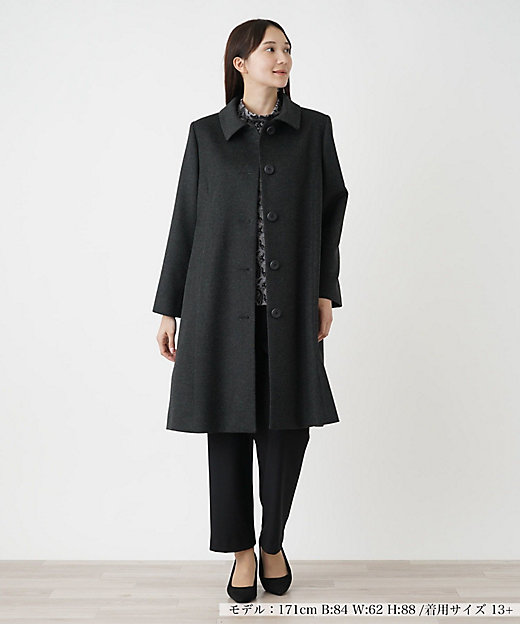 カシミヤステンカラーコート【プラス企画】【LORO PIANA