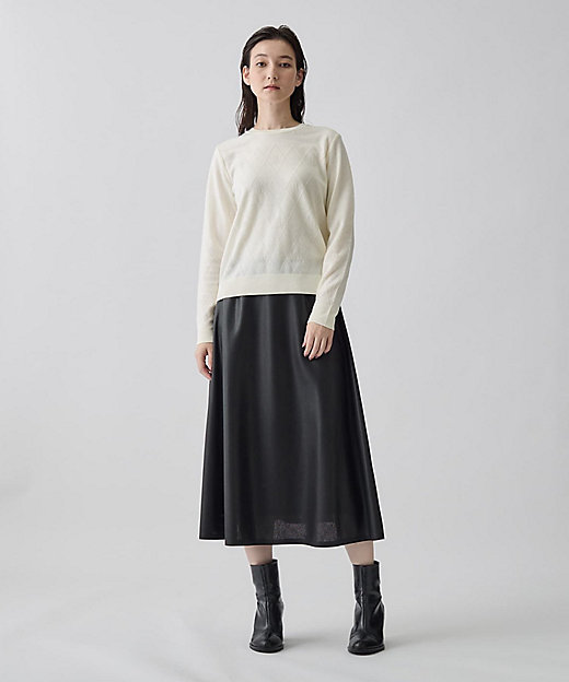 ダイヤ柄ジャカード編みニット | LANVIN COLLECTION (Women)/ランバン