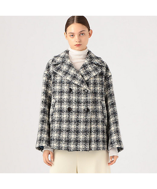 ブリエネップツイード ハーフコート | maison TOMORROWLAND/メゾン