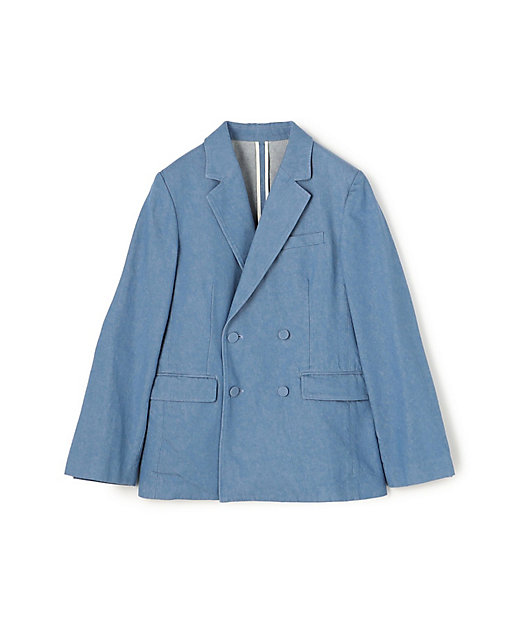 リアクティブデニム ダブルブレストジャケット | maison TOMORROWLAND