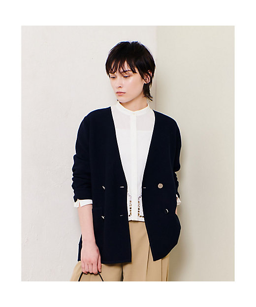 セミダブルガーターニットジャケット | allureville (Women