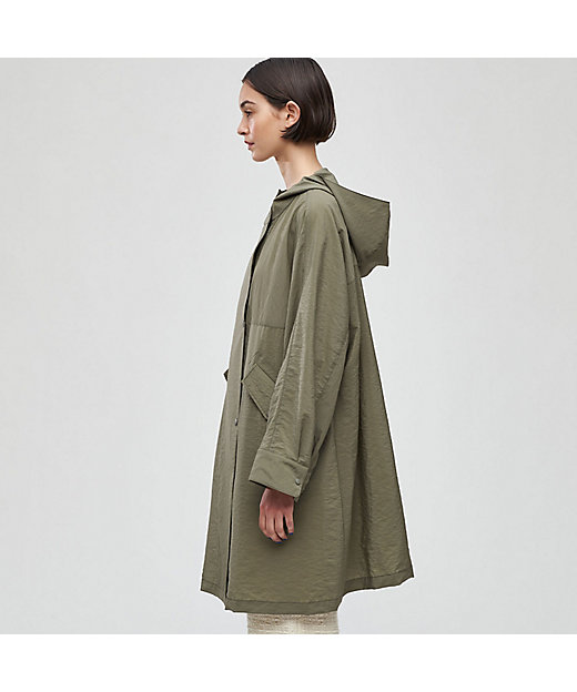 ウールナイロンワッシャークロス モッズコート | maison TOMORROWLAND